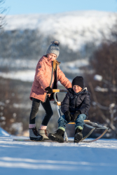 Luddan barn grå/svart (stl 22-34)